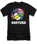 Mens Volleyball Brother Jersey Gift for Indoor Beach Players Martin Hicks T-Shirt