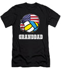 Mens Volleyball Granddad Jersey Gift for Indoor Beach Players Martin Hicks T-Shirt