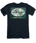 Miami Dolphins Football Recycled License Plate Art Design Turnpike T-Shirt