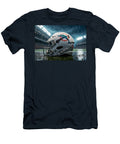 Miami Dolphins Helmet in the Rain Kevin Walker and Pixel Reverie T-Shirt