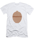 Minimal Abstract Greek Pottery 2 Lebes Terracotta Series Modern Contemporary Print Beige Studio Grafiikka T-Shirt