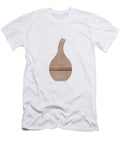 Minimal Abstract Greek Vase 4 Terracotta Series Modern Contemporary Print Sepia Tan Brown Studio Grafiikka T-Shirt