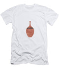 Minimal Abstract Greek Vase 6 Alabastron Terracotta Series Modern Contemporary Print Brown Studio Grafiikka T-Shirt