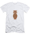 Minimal Abstract Greek Vase 8 Krater Terracotta Series Modern Contemporary Print Sepia Studio Grafiikka T-Shirt
