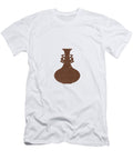 Minimal Abstract Vase 10 Alabastron Terracotta Series Modern Contemporary Print Burnt Umber Studio Grafiikka T-Shirt