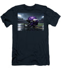 Minnesota Vikings Football Helmet in the Rain Kevin Walker and Pixel Reverie T-Shirt