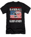 My Favorite Baseball Catcher Calls Me Godfather Baseball USA Flag Dhbubble T-Shirt
