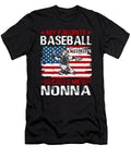 My Favorite Baseball Catcher Calls Me Nonna Baseball USA Flag Dhbubble T-Shirt