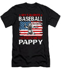 My Favorite Baseball Catcher Calls Me Pappy Baseball USA Flag Dhbubble T-Shirt
