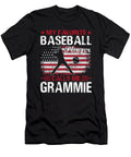 My Favorite Baseball Player Calls Me Grammie Baseball USA Flag Dhbubble T-Shirt