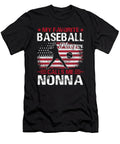 My Favorite Baseball Player Calls Me Nonna Baseball USA Flag Dhbubble T-Shirt