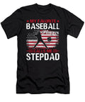 My Favorite Baseball Player Calls Me Stepdad Baseball USA Flag Dhbubble T-Shirt
