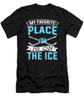 My Favorite Place Is on the Ice Hockey Player Colorfulsnow T-Shirt