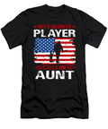 My Favorite Player Calls Me Aunt Baseball USA Flag Dhbubble T-Shirt