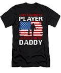 My Favorite Player Calls Me Daddy Baseball USA Flag Dhbubble T-Shirt