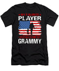 My Favorite Player Calls Me Grammy Baseball USA Flag Dhbubble T-Shirt