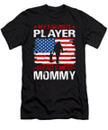 My Favorite Player Calls Me Mommy Baseball USA Flag Dhbubble T-Shirt