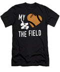 My Heart Is on the Field Rugby Player American Football Gift Thomas Larch T-Shirt