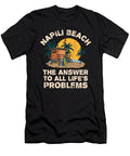 Napili Beach Answer to All Lifes Problems Vacation Summer Maximus Designs T-Shirt