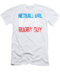 Netball Girl in Love with the Rugby Guy Distressed Kaylin Watchorn T-Shirt
