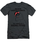 Never Underestimate Baseball Pitcher Job T-Shirt