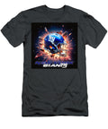 New York Giants Helmet Explosion Kevin Walker and Pixel Reverie T-Shirt