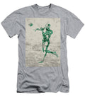 New York Jets Quarterback Football Player Paint Splatters Abstract Portrait Design Turnpike T-Shirt
