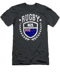 New Zealand Rugby Gear New Zealand Flag Vintage Sport Olivej Kiara T-Shirt