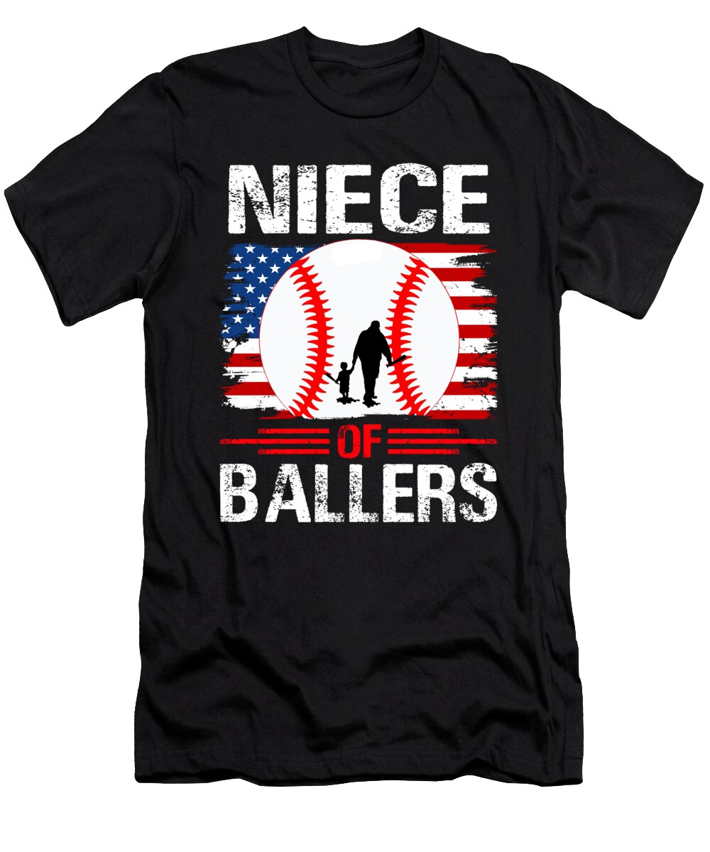 Niece of Ballers Baseball Dhbubble T-Shirt