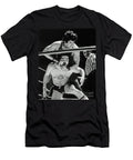 Old School Wrestler Getting a Chiropractic Adjustment in the Ring Jim Fitzpatrick T-Shirt
