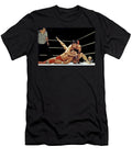 Old School Wrestling Classic Battle Between Dean Ho and Don Muraco Jim Fitzpatrick T-Shirt