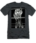 Old School Wrestling with Rock Riddle Struggling to Escape Moondog Maynes Full Nelson Jim Fitzpatrick T-Shirt