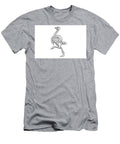 Ostrich Running with American Football Cartoon Aloysius Patrimonio T-Shirt