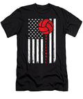 Patriotic Distressed American Vollyeball for Players and Fans Hope and Hobby T-Shirt