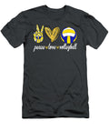 Peace Love Volleyball Volleyball Player Gifts Julie Hurst T-Shirt