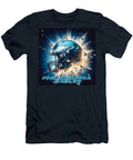 Philadelphia Eagles Helmet Explosion Kevin Walker and Pixel Reverie T-Shirt