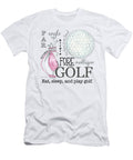 Pink Golf Art Jean Plout T-Shirt