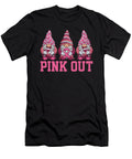 Pink Out Volleyball Pink Ribbon Breast Cancer Natalie Lidford T-Shirt