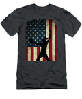 Pitcher Girls Softball Stuff USA Flag Softballism Adie Carina T-Shirt