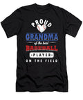 Pitcher Hitter Grandparent Proud Grandma of the Best Baseball Player Gift Thomas Larch T-Shirt