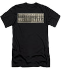 Plate 293 Cricket Batting Back Cut 1885 Collotype on Paper Eadweard Muybridge T-Shirt