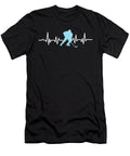Player Hockeyist Hockey Coach Fan Wintersports Gift Ice Hockey Heartbeat Thomas Larch T-Shirt