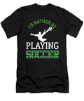 Playing Soccer Goals Football Players Goalie Footballer Rugby Team Sports Gift Thomas Larch T-Shirt