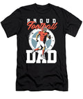 Proud American Football Dad Father Player Gift Thomas Larch T-Shirt