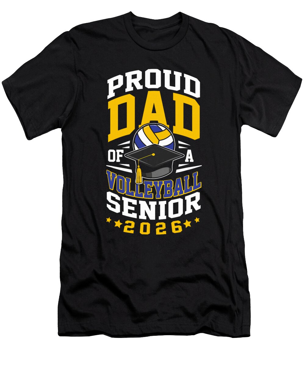 Proud Dad of a Volleyball Senior 2026 Graduation Coami Tacti T-Shirt