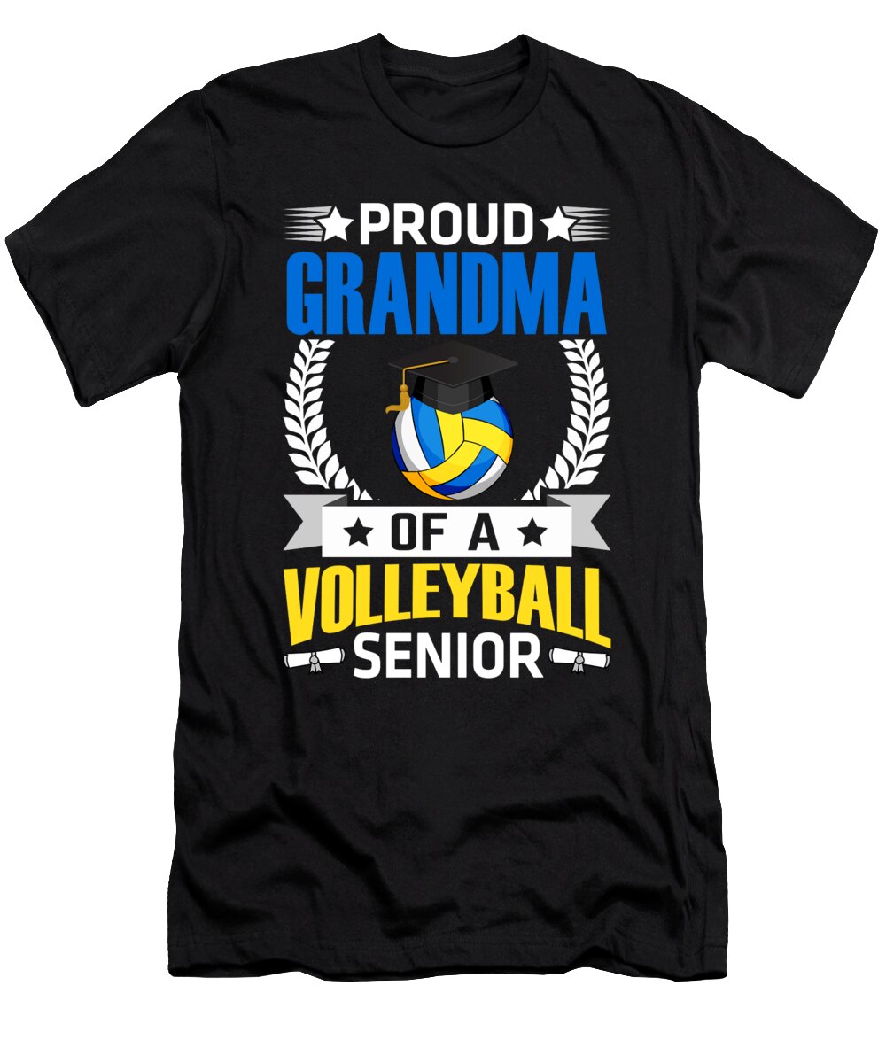 Proud Grandma of a Volleyball Senior Dhbubble T-Shirt