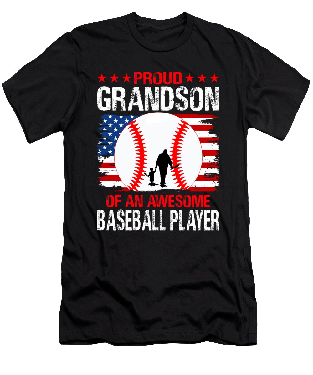 Proud Grandson of an Awesome Baseball Player Dhbubble T-Shirt