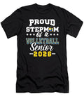 Proud Stepmom of a Volleyball Senior 2026 Gifts Coami Tacti T-Shirt