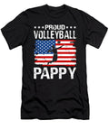 Proud Volleyball Pappy American Flag Dhbubble T-Shirt
