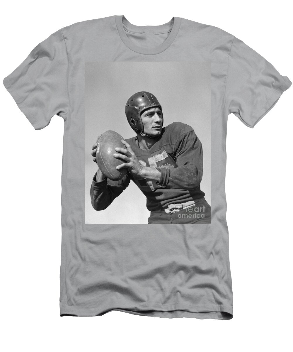 Quarterback About to Throw Pass H Armstrong Robertsclassicstock T-Shirt